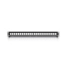 Ubiquiti 24 Port Blank Keystone Patch Panel Silver 1U 24 Port