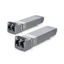 Ubiquiti Ufiber 10Gbps Multi Mode Optical Module 2Pk Duplex Lc Connect