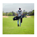 Ultra Lightweight Golf Bag With 4 Way Top Dividers Golf Course Black