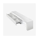 Tv Cabinet Rgb Led Gloss White 220Cm