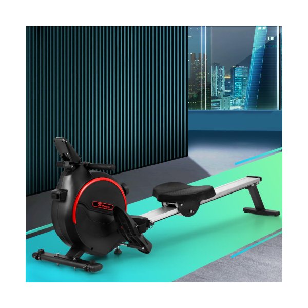 Rowing Machine 16-Level Resistance Black&Red