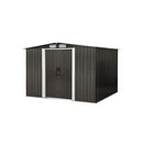 Garden Shed 2.57x2.05M Workshop Cabin Metal Base