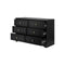 Chest of Drawers with 6 Drawers Black