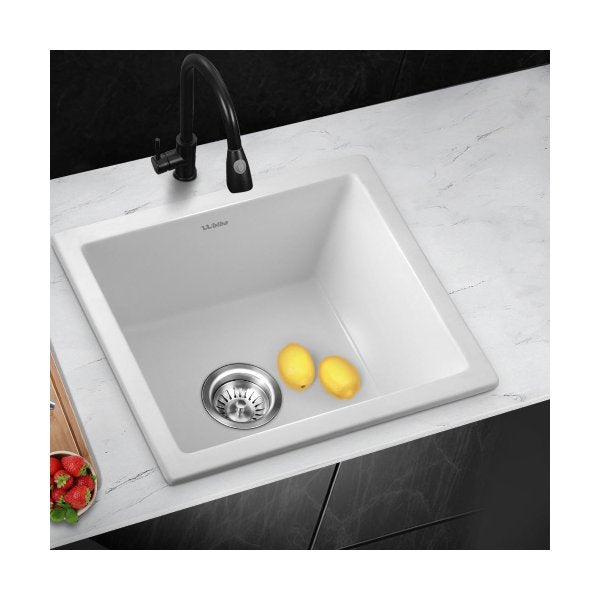 Granite Sink Under/Top Single Bowl 460x410mm