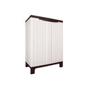 Outdoor Storage Cabinet Adjustable Lockable Beige
