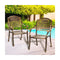 Outdoor Furniture Dining Chairs Cast Aluminium x2