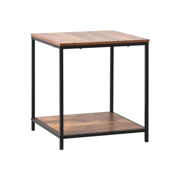 Side End Table Coffee Table 2-Tier