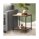 Side End Table Coffee Table 2-Tier
