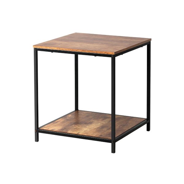 Side End Table Coffee Table 2-Tier