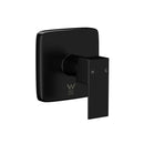 Shower Mixer Tap Square Black