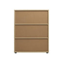 Storage Cabinet 3 Shelves Freestanding Wooden
