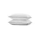75 x 50cm Pillow with Duck Feather Twin Pack