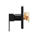 Shower Mixer Tap Square Black