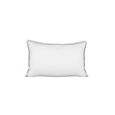 75 x 50cm Pillow with Duck Feather Twin Pack
