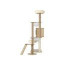 Cat Tree Scratcher Cats Condo Wood 142cm