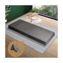 Foldable Foam Mattress Floor Bed Grey Single