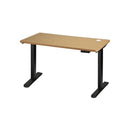 Standing Desk Adjustable Motorised 150cm Black&Oak