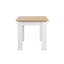 160cm Extendable Dining Table Wooden&White