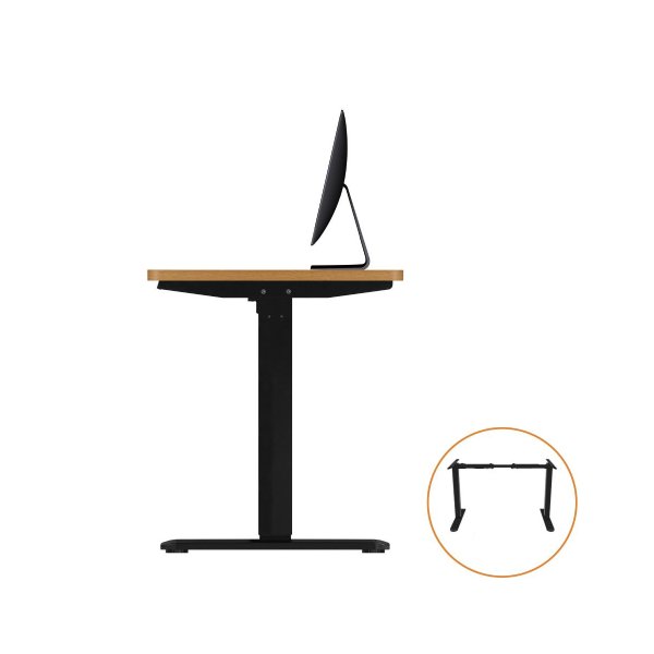 Sit-stand Desk Frame Adjustable Black