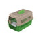New Medium Pet Crate Airline Carrier Cage With Bowl And Tray Green