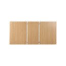 160cm Extendable Dining Table Wooden&White