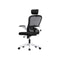Mesh Office Chair Fabric Seat White&Black