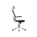 Mesh Office Chair Fabric Seat White&Black
