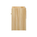 Bedside Table with Drawer & Storage Space Wooden