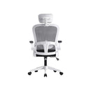 Mesh Office Chair Fabric Seat White&Black