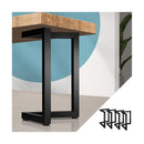4X Table Legs Bench Box Steel Metal 71 X 71CM