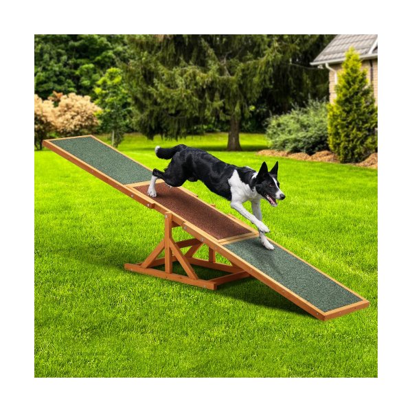 Dog Seesaw Pet Hutch 180Cm Plank 70Kg Capacity