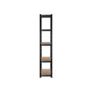 3x Warehouse Storage Rack 5-tier 1.5m Black