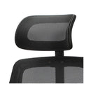 Office Chair with Mesh Headrest Backrest Black