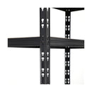 3x Warehouse Storage Rack 5-tier 1.5m Black
