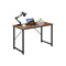 Computer Home Office Desk Simple Style Writing Table Black Brown