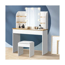 Dressing Table Stool Set Makeup Mirror 10 Led Bulbs