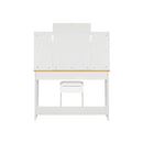 Dressing Table Stool Set Makeup Mirror 10 Led Bulbs