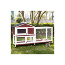 Double Storey Large Rabbit Hutch Guinea Pig Cage Ferret Cage With Tray