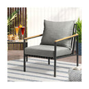 Outdoor Chair Patio Armchair with Cushions