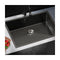 Kitchen Stainless Steel Sink Single Black 70X45CM