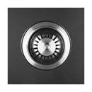 Kitchen Stainless Steel Sink Single Black 70X45CM