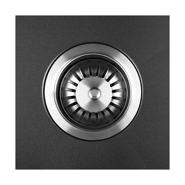 Kitchen Stainless Steel Sink Single Black 70X45CM