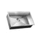 Kitchen Stainless Steel Sink Single Black 70X45CM
