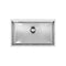 Kitchen Stainless Steel Sink Single Black 70X45CM