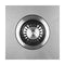 Kitchen Stainless Steel Sink Single Black 70X45CM