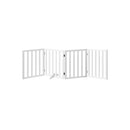 Wooden Pet Gate Dog Fence 4 Panels