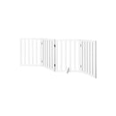 Wooden Pet Gate Dog Fence 4 Panels