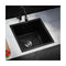 Kitchen Sink Granite Basin Single Bowl 45cmx45cm Black