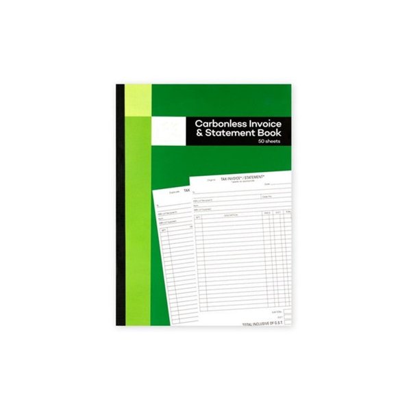 12 Book Carbonless Invoice And Statement A4 50 Sheets