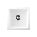 Kitchen Sink 38x38cm Granite Basin Single Bowl White